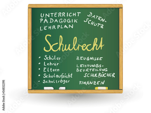 Schreibtafel - Schulrecht