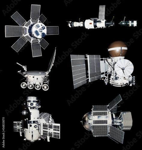 Space Ships Probes Cutout