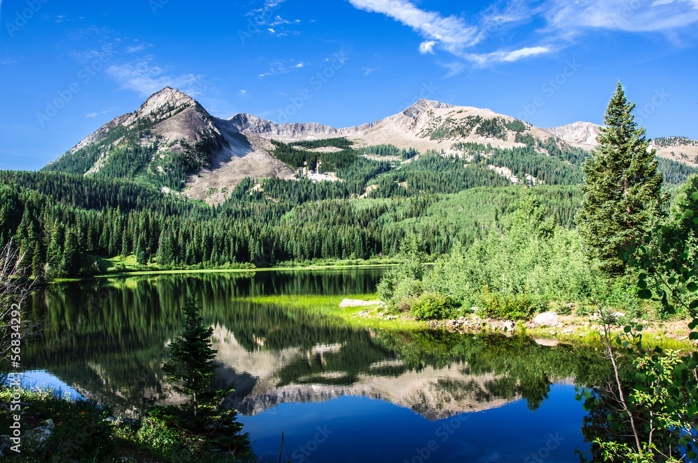 Colorado Lake and Mountains