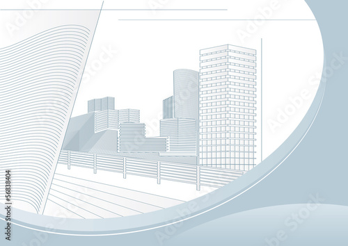 city vector illustration