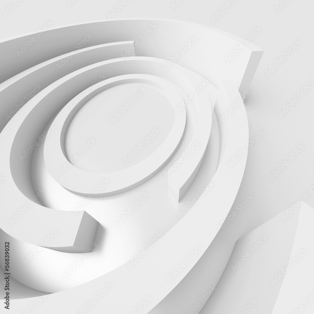 Fototapeta premium White Technology Design