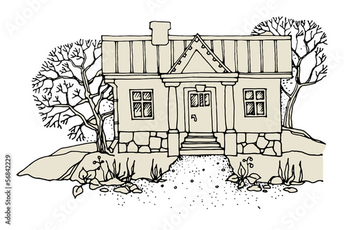Cartoon houses