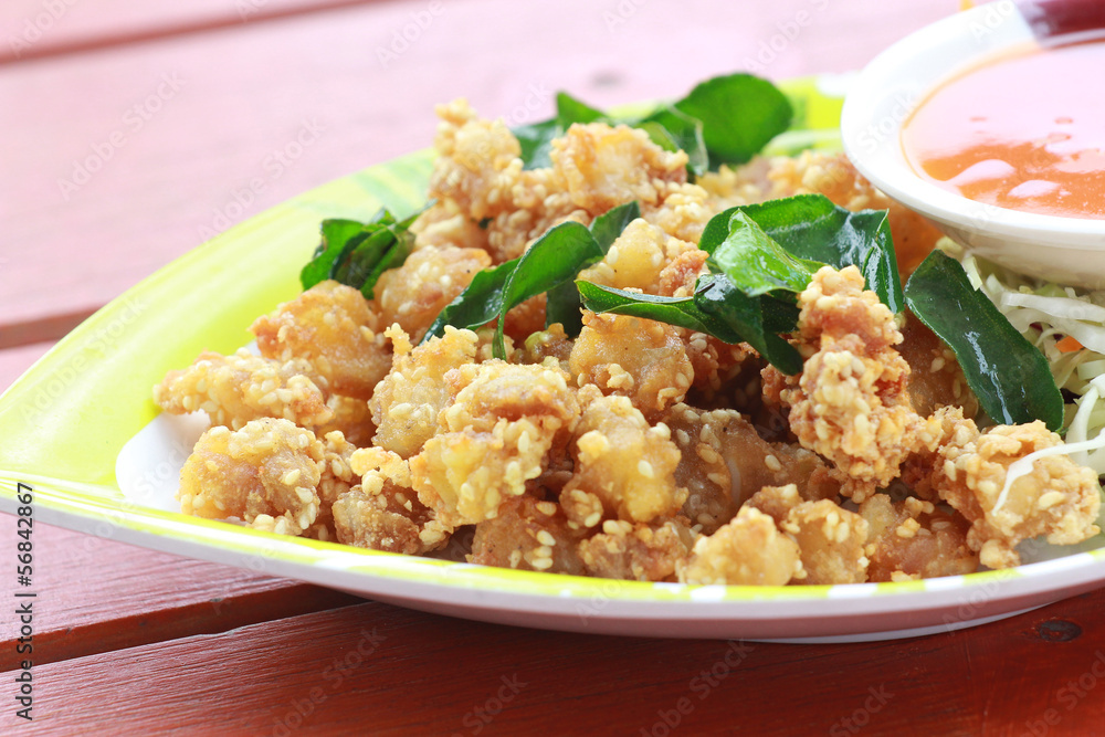 A Delicious southern golden brown fried chicken A Delicious southern golden brown fried chicken