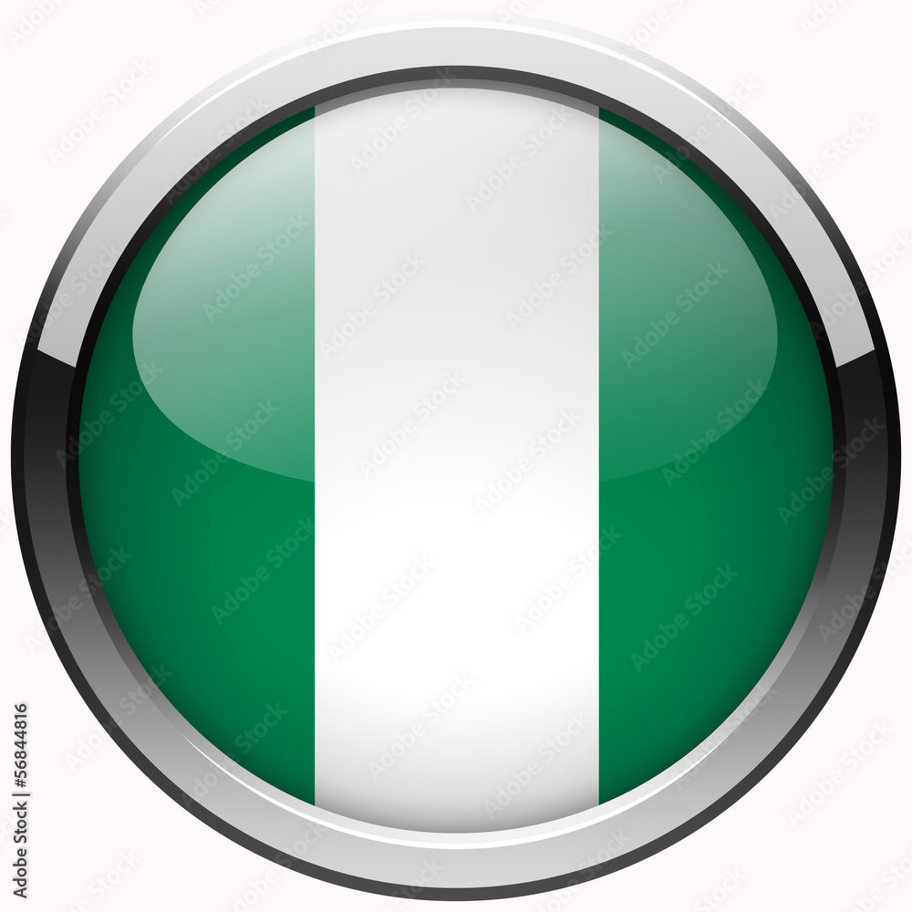 nigeria official flag gel metal button nigeria official flag gel metal button