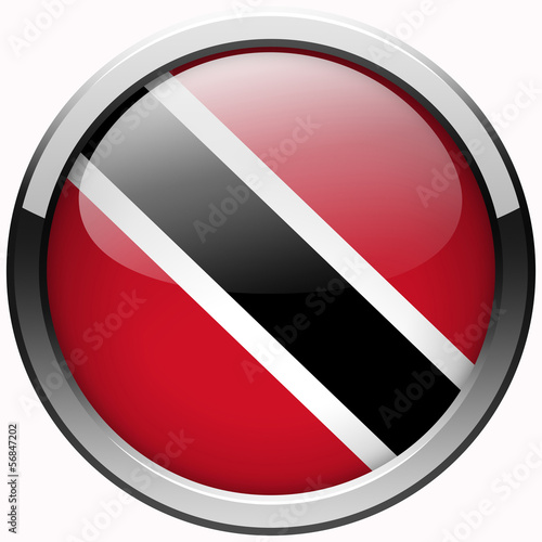 Free Download trinidad and tobago flag gel realistic metal button on white - GFXLoad