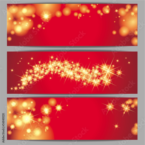 Set mit 3 verschiedenen Bannern