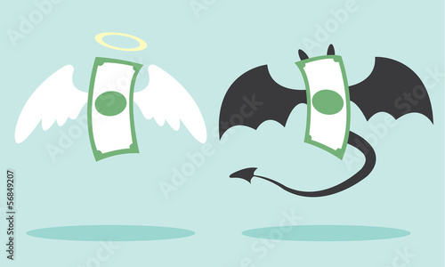 angel money and devil money