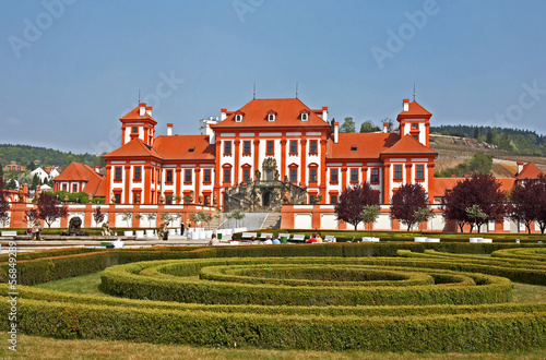 Canvas Print Baroque chateau Troja.Prague.Czech republic.