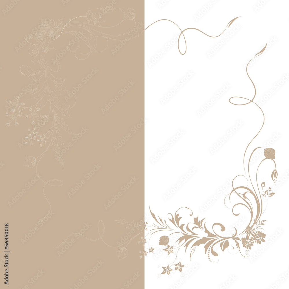Floral greeting card ,abstract, background!