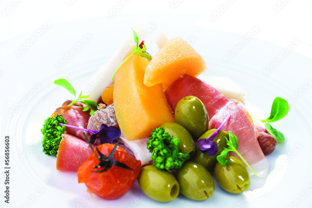 Prosciutto and melon Prosciutto and melon