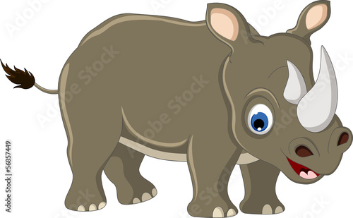 funny rhino cartoon for you design