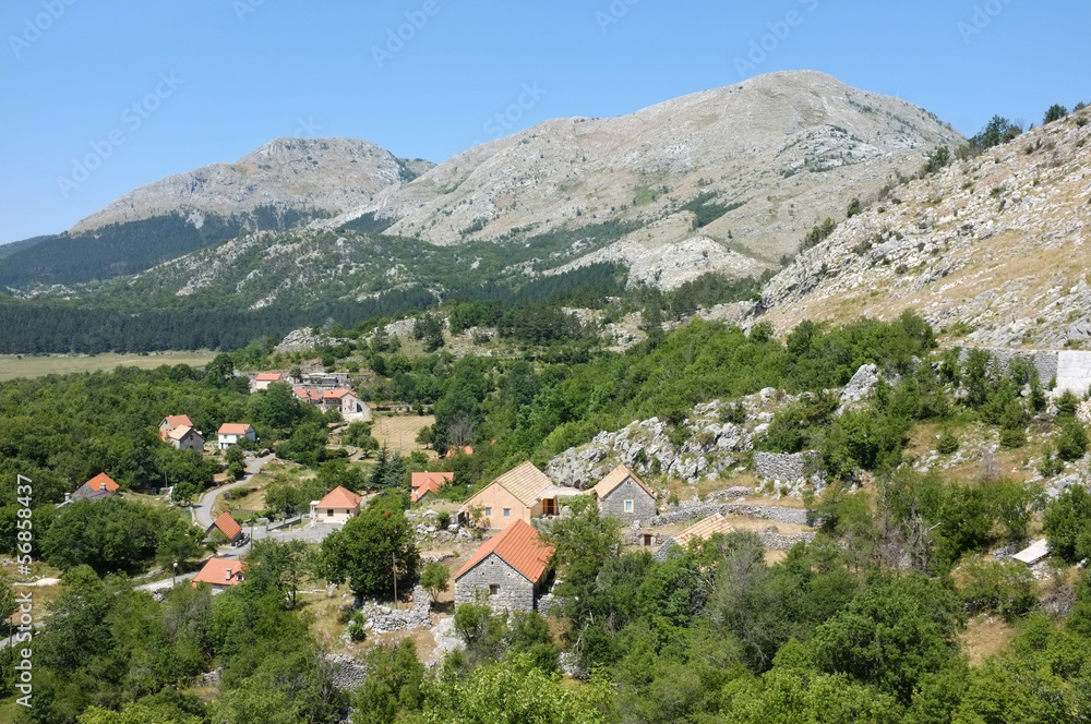 Njegusi is a village within the Lovcen National Park, Montenegro