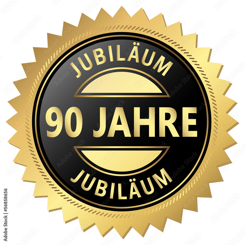 Jubiläum Button - 90 Jahre