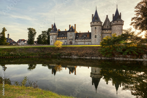 Sully-sur-loire. France. Chateau of the Loire Valley.