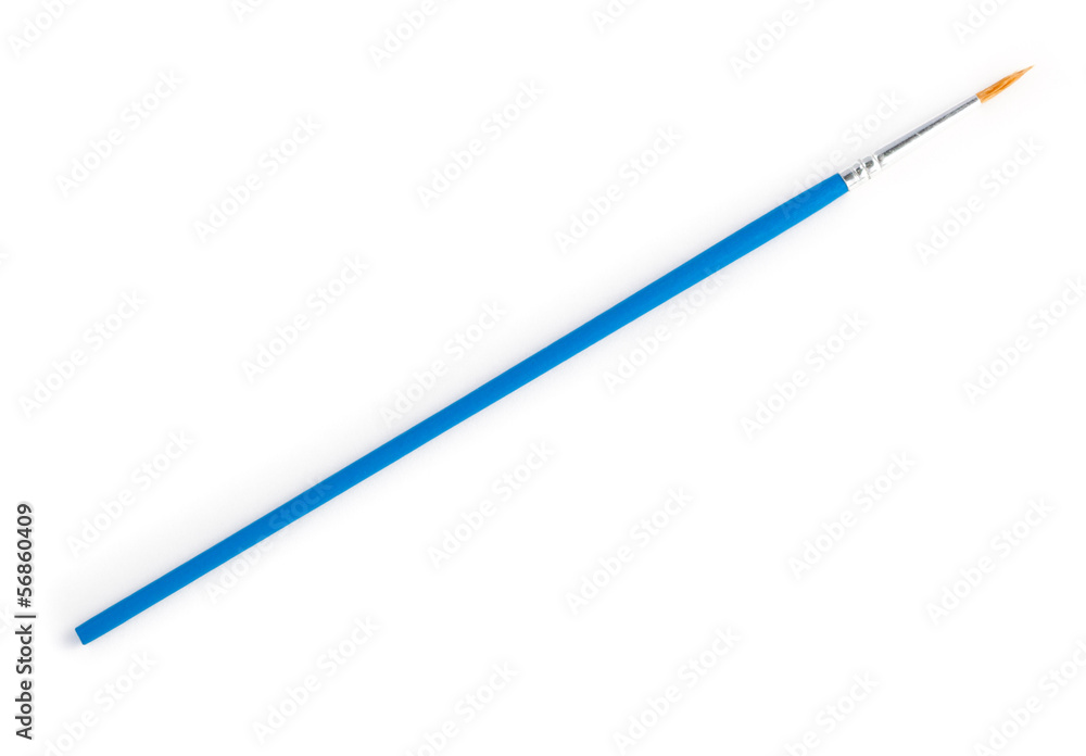 new small paint brush isolated on a white background new small paint brush isolated on a white background