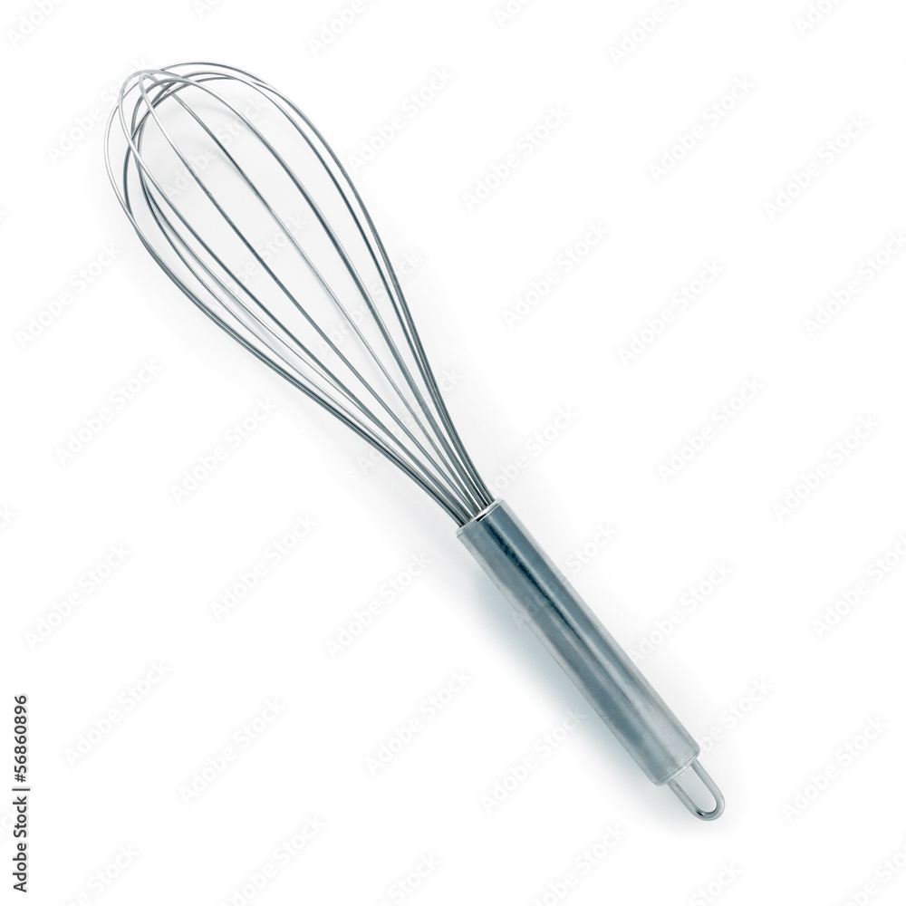 stainless whisk isolated on a white background stainless whisk isolated on a white background