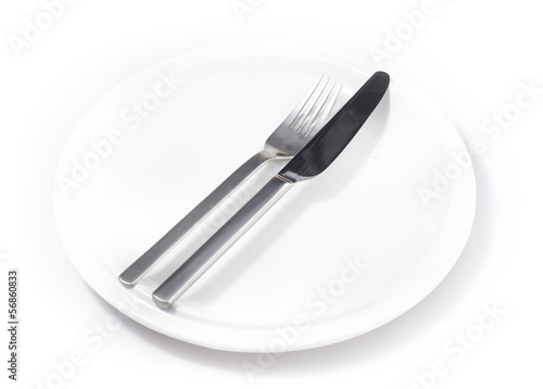 dishware isolated on a white background