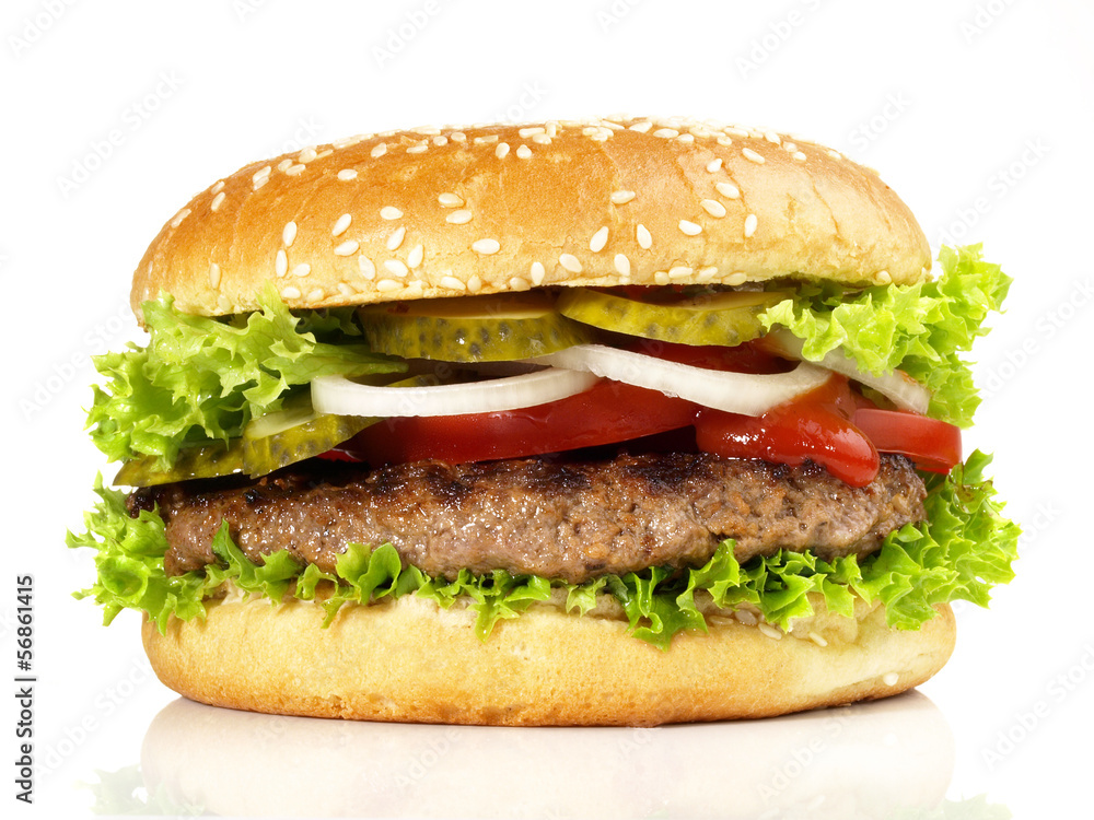 Hamburger - obrazy, fototapety, plakaty 