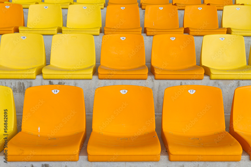 Naklejka premium Empty Seats