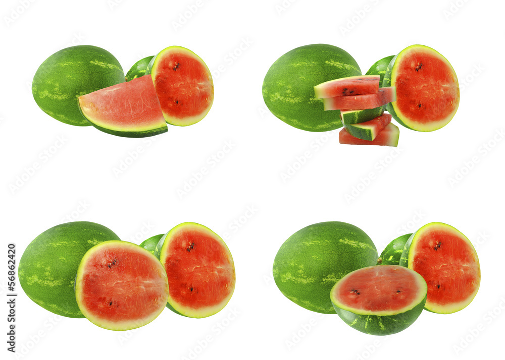 Naklejka premium watermelons