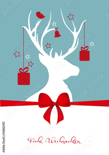 Weihnachtliche Grußkarte