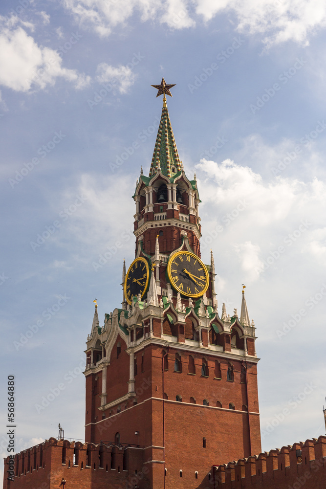 Spasskaya tower on Red Square Spasskaya tower on Red Square