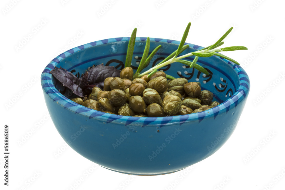 Capers in the bowl Capers in the bowl