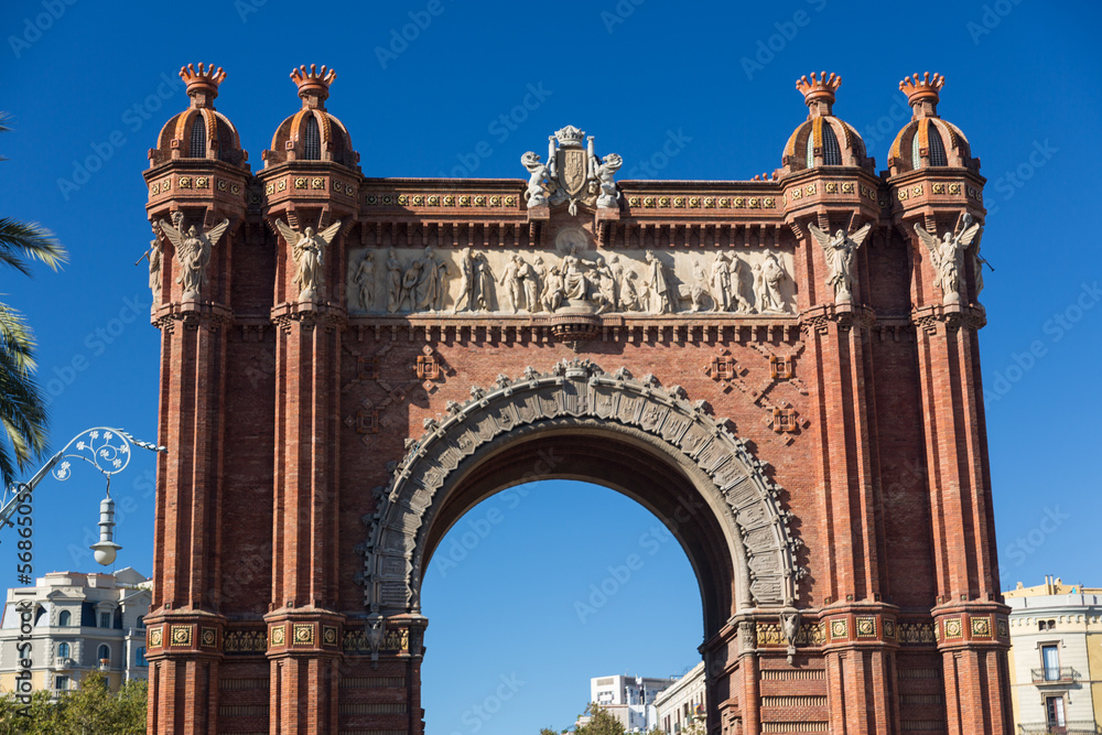 Obraz premium Barcelona Arch of Triumph