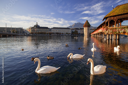Lucerne, the Chapel Bridge