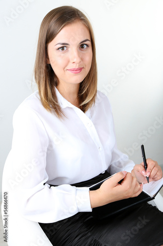 Portrait of successful psychologist or businesswoman