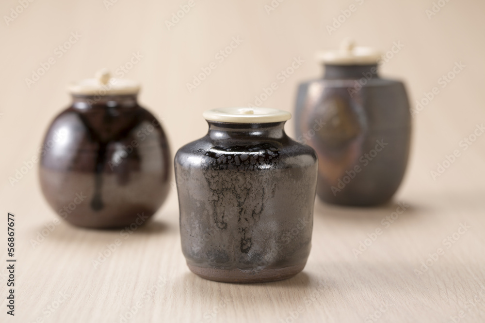 茶道具の茶入Stock Photo | Adobe Stock