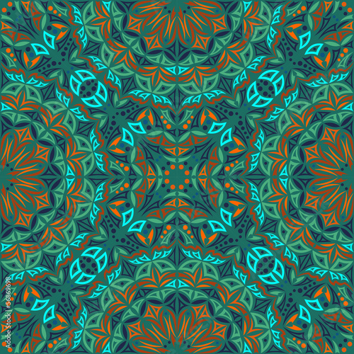Kaleidoscope. Vector seamless background