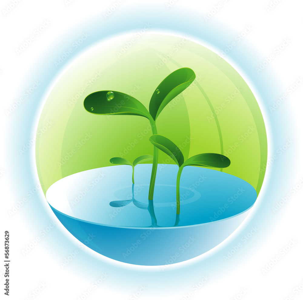 Natural abstract. Vector. Natural abstract. Vector.