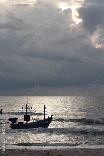 Boat and sea © noomcm