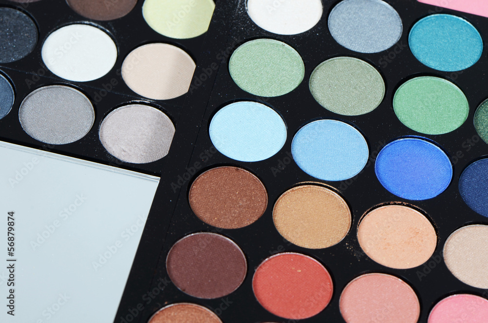 The palette eye shadow close up The palette eye shadow close up