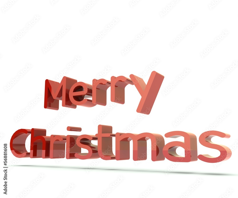 Fototapeta premium Christmas 3d background