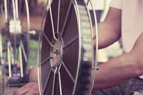 vintage film reel