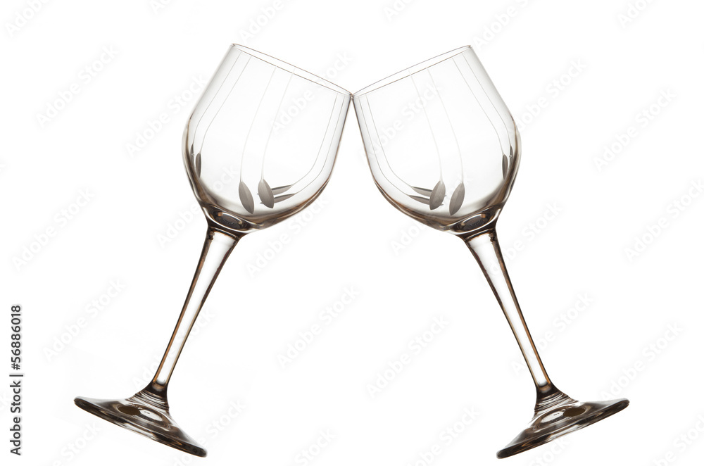 Bicchieri che brindano, cincin, auguri Stock Photo | Adobe Stock