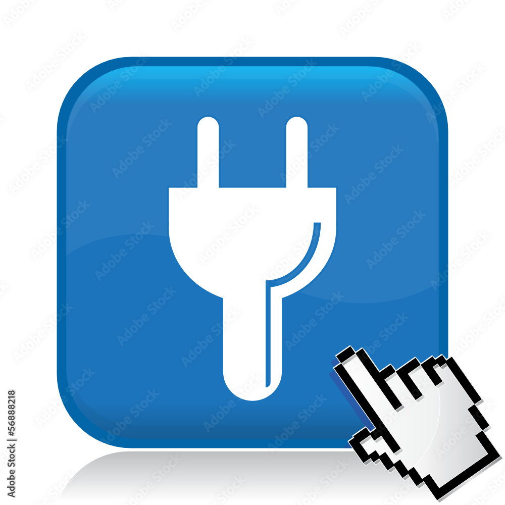 Obraz premium ELECTRIC PLUG ICON