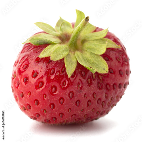 Garden strawberry isolated on white background