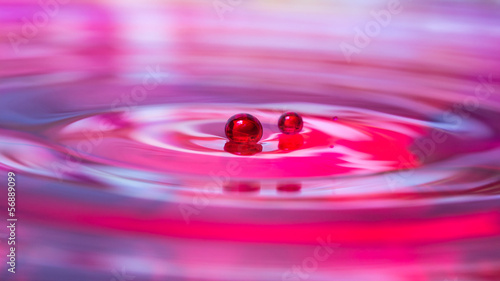 Blue water drop