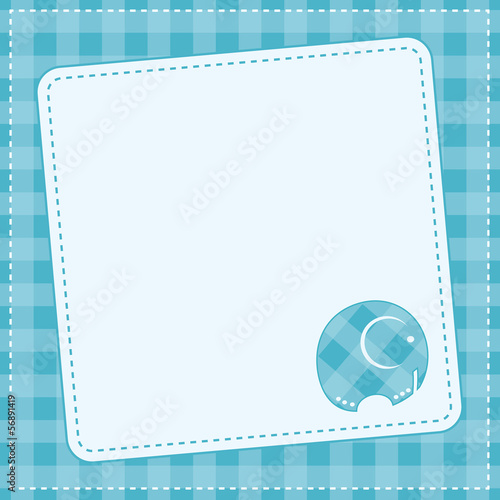 Elephant baby greeting card