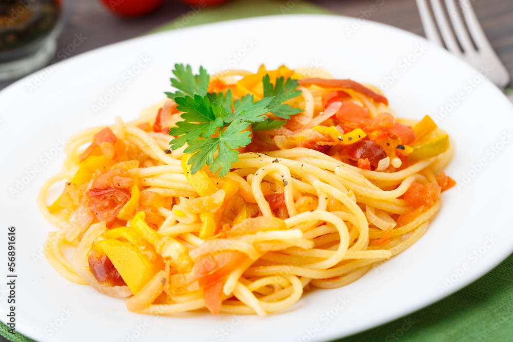 Pasta with vegetables Pasta with vegetables