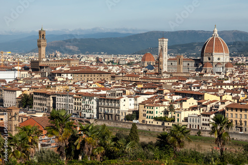Florence, Basilica Santa Maria Del Fiore And Signoria Square