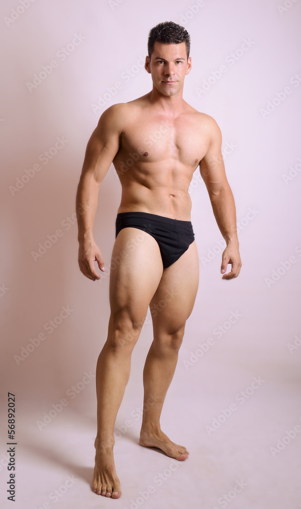 Strong guy in underwear
