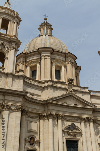 Saint Agnese in Agone in Piazza Navona, Rome, Italy © Andrei Starostin