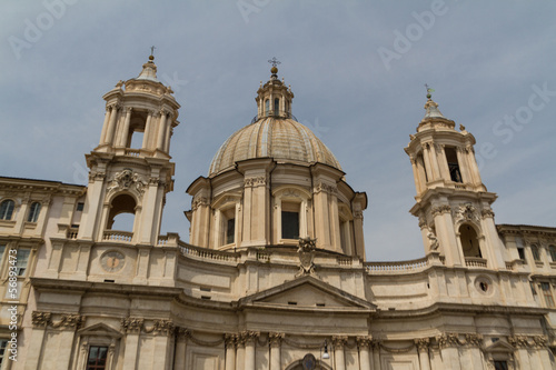 Saint Agnese in Agone in Piazza Navona, Rome, Italy © Andrei Starostin
