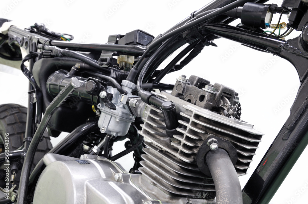 Obraz premium バイクの整備