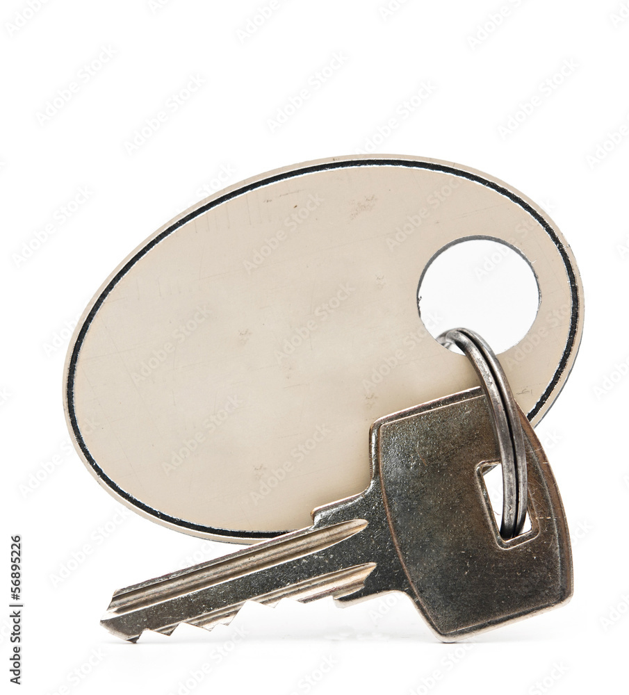 Hotel key isolated on white background. Hotel key isolated on white background.