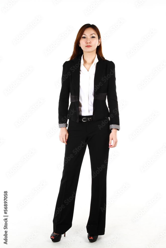 Portrait of a young Asian business woman with a smile, Portrait of a young Asian business woman with a smile,